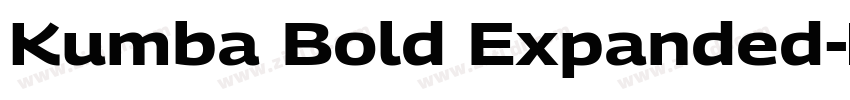 Kumba Bold Expanded字体转换